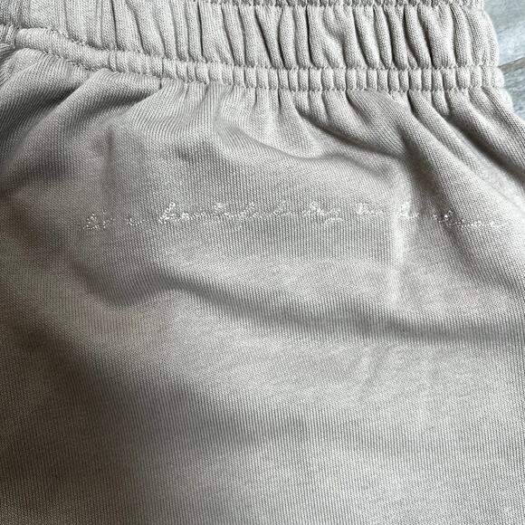 Gymshark x Whitney Simmons Fitted Jogger Sweatpants Mink Sz X-Small - Picture 7 of 7